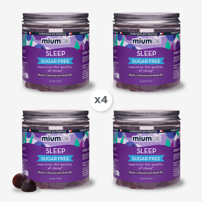 MELATONIN-FREE SLEEP GUMMIES | Super Pack | 4 x 21 days