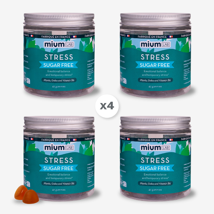 SUGAR-FREE STRESS GUMMIES  | Super Pack | 4 x 21 days