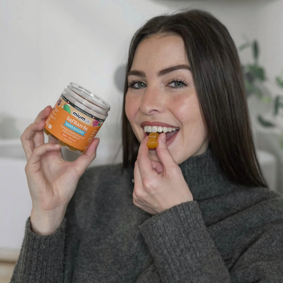 SUGAR-FREE SAFFRON B6 GUMMIES | Super pack | 4 x 21 days